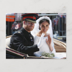 Prins Harry och Meghan Markles kungliga bröllop Vykort