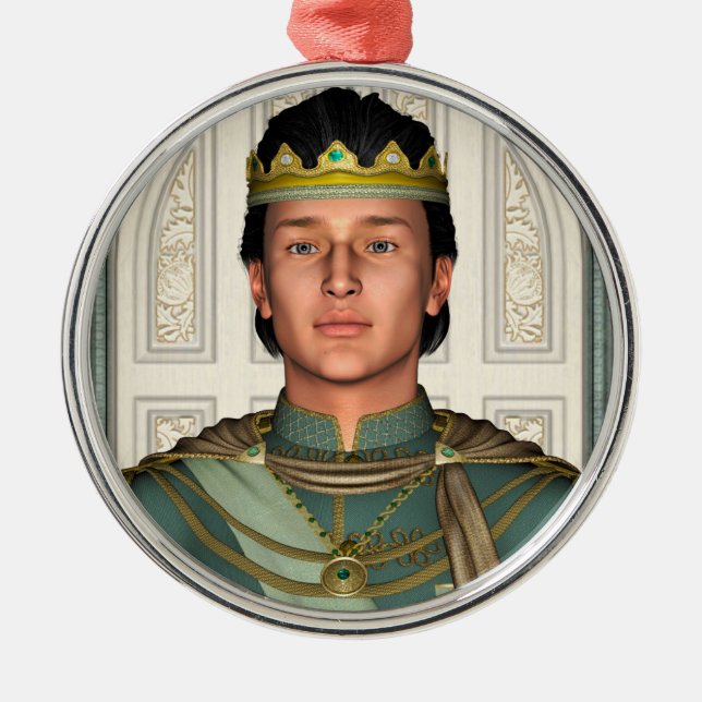 Prins Julgransprydnad Metall (Framsidan)