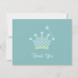 Prins tackkort anteckningskort