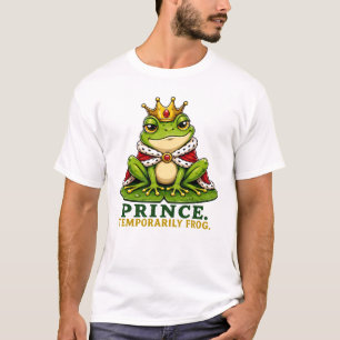 Prins. Tillfälligt Groda. Rolig Groda Prins T Shirt