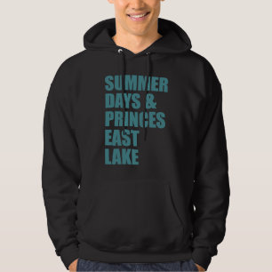Prinsar East Lake Indiana sommar dagar Hoodie