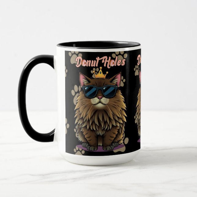 Prinsdonut - Donuthål Paw Prints Mugg (Vänster)