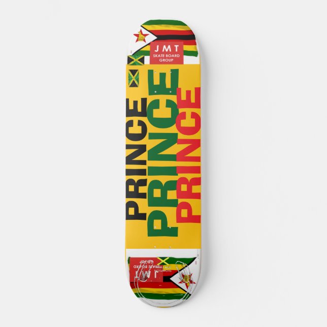PRINSE JMT ZIMBABWE SKATEBOARDS (Framsida)