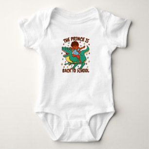 Prinsen Är Tillbaka Till Skolan Dinosaurie Ritt T Shirt