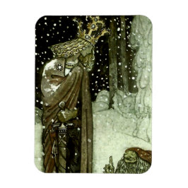 “Prinsen och Tomten” av John Bauer Magnet