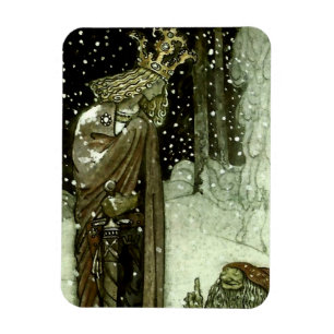 “Prinsen och Tomten” av John Bauer Magnet