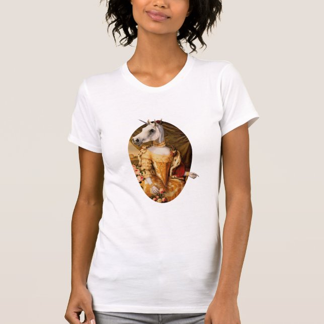 Prinsess Enhörning T Shirt (Framsida)
