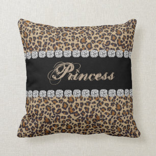 Prinsess Gepard Bling Sömnpillow Present Kudde