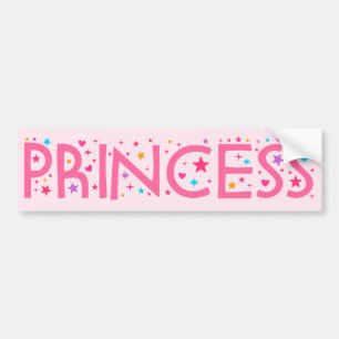 Prinsess-klistermärke Bildekal