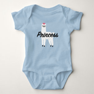 Prinsess Lama Design - Babyströja T Shirt