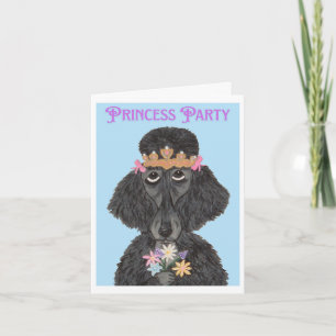 Prinsess Pudel Party Inbjudan