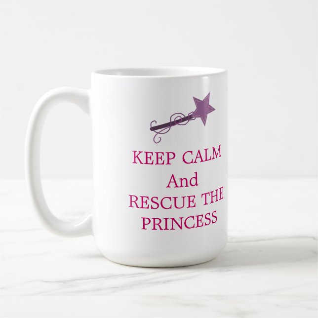 Prinsess Stjärna Trollstav Kaffemugg (Vänster)