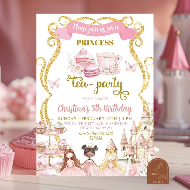Prinsess Teater Inbjudan (Skapare uppladdad)