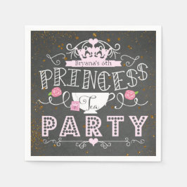 PRINSESS TEPARTY Kritskriftsfest Pappersservett