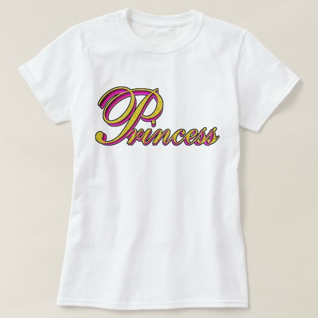 Prinsessa 3D T Shirt (Design framsida)