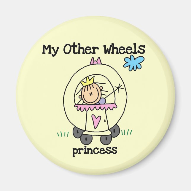 Prinsessa Andra Hjul Magnet (Framsidan)