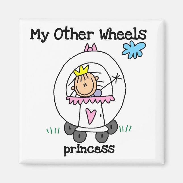 Prinsessa Andra Hjul Magnet (Framsidan)