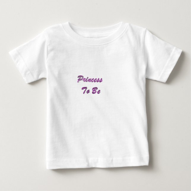 Prinsessa att bli tutu-bodysuit t shirt (Framsida)