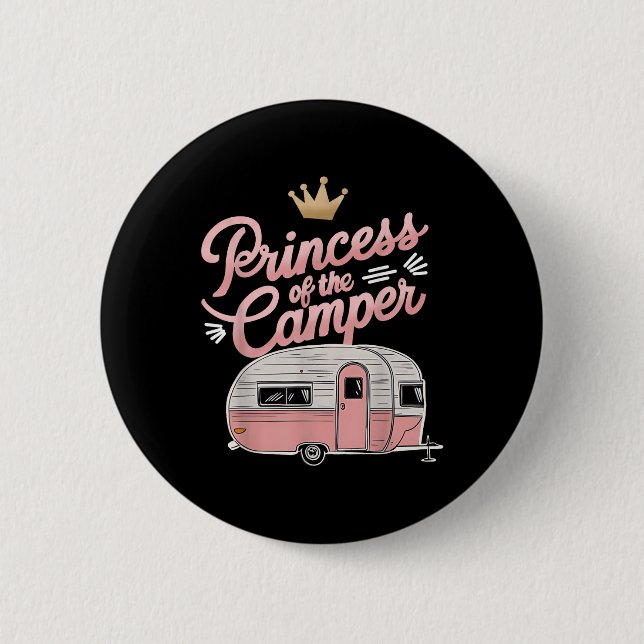 Prinsessa Av Camper Camping Van Trailer Husbil En  Knapp (Framsida)