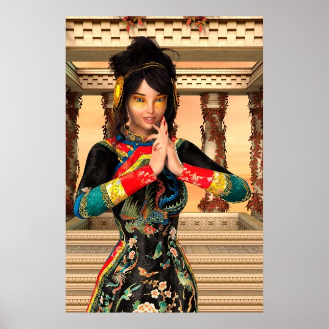 Prinsessa av Kina Poster (Framsidan)