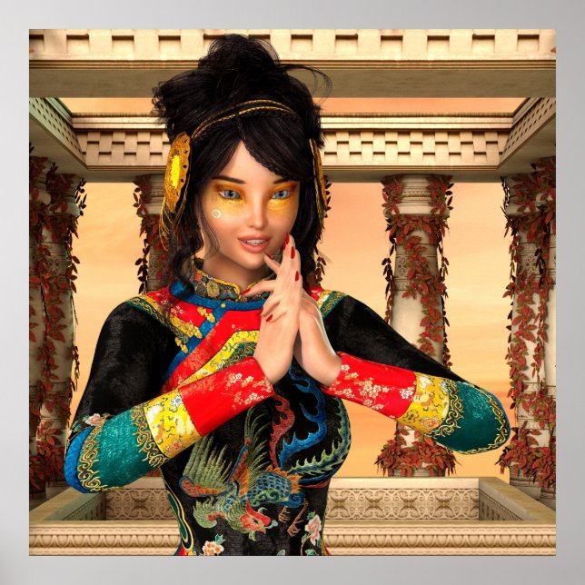 Prinsessa av Kina Poster (Framsidan)