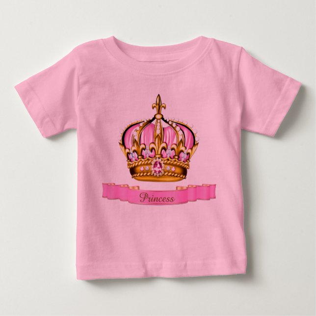 Prinsessa Baby Flicka Tee (Framsida)