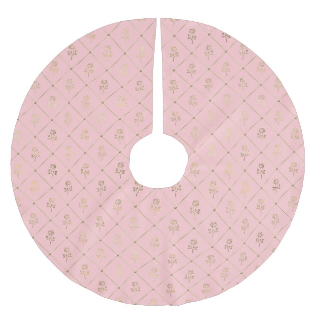 Prinsessa Bie Serie Design #6   Julgransmatta Borstad Polyester (Framsidan)