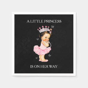 Prinsessa Det är en tjej Baby Shower Servett