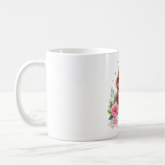 Prinsessa Födelsedagsflicka Krona Kaffemugg