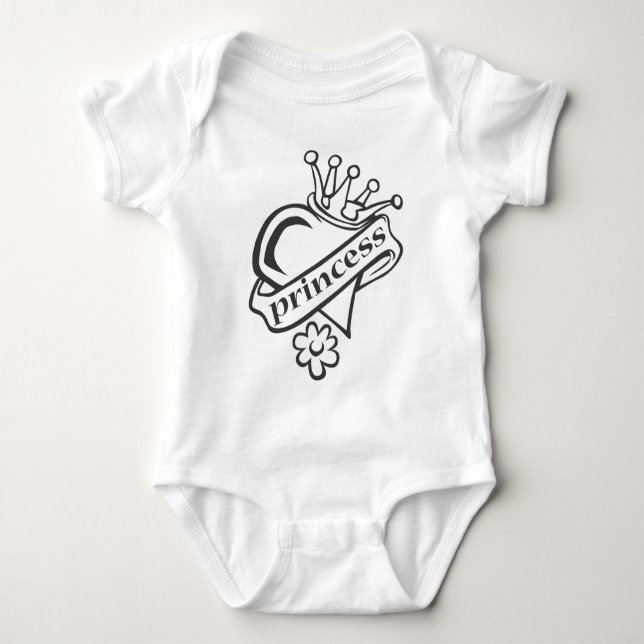 prinsessa infant tee shirt (Framsida)