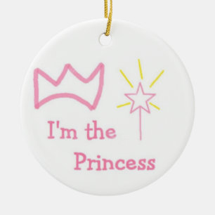 Prinsessa Julgransprydnad Keramik