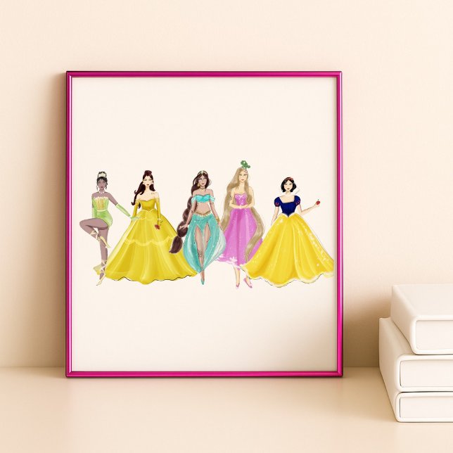 prinsessa, modeskiss, poster (Skapare uppladdad)