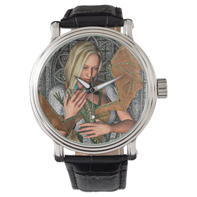 Prinsessa och Drakar Armbandsur (Framsida)