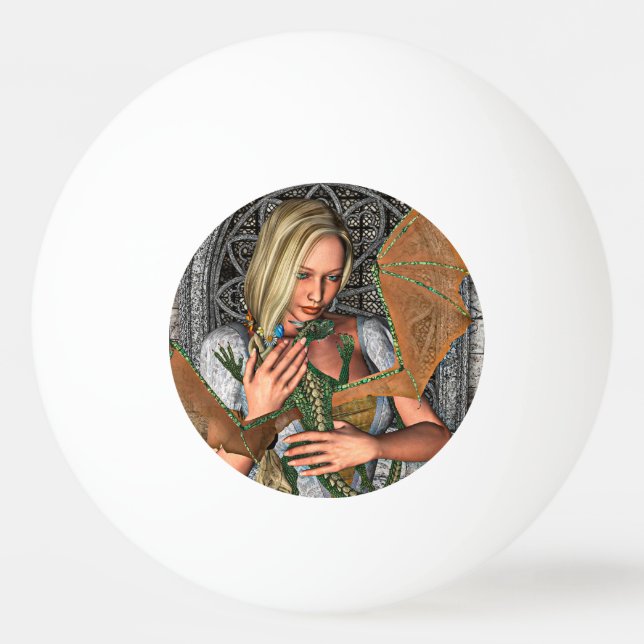 Prinsessa och Drakar Pingisboll (Framsidan)