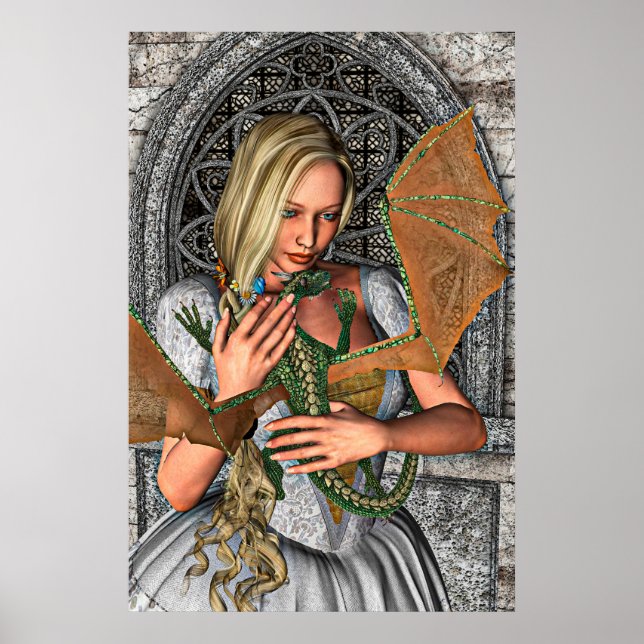 Prinsessa och Drakar Poster (Framsidan)