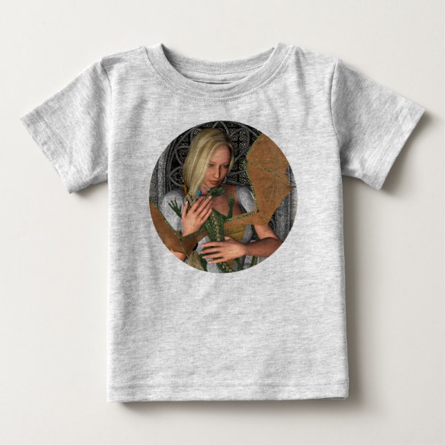 Prinsessa och Drakar T Shirt (Framsida)