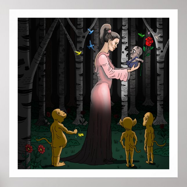Prinsessa och Goblins Poster (Framsidan)