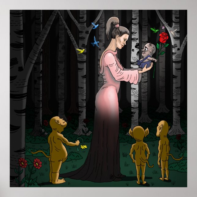 Prinsessa och Goblins Poster (Framsidan)