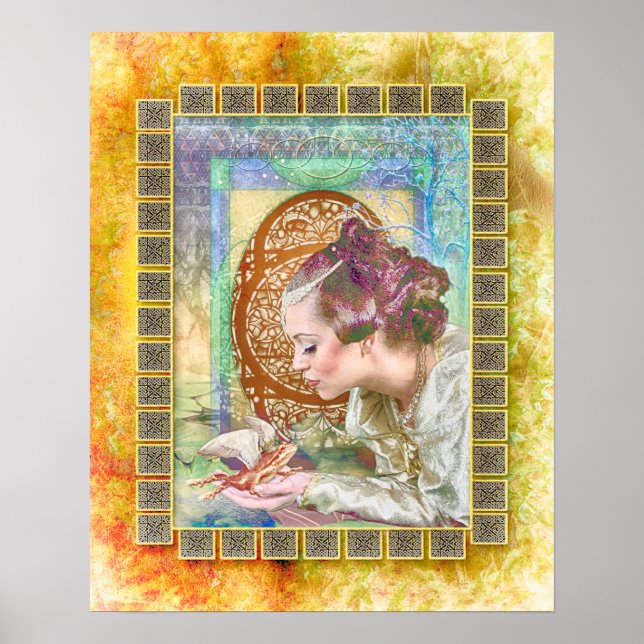 Prinsessa och grodprinsen poster (Framsidan)