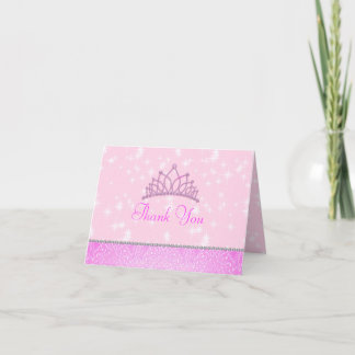 Prinsessa Rosa Glitter Tackkort
