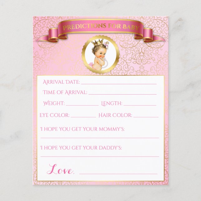 Prinsessa Rosa Guld Råd Prognoser Spel (Framsida)