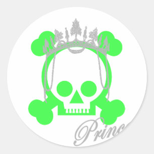 prinsessa runt klistermärke