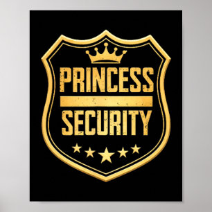 Prinsessa säkerhet födelsedag pappa bror slottPrin Poster