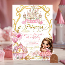 Prinsessa Spanska Fourever en prinsessa Inbjudan