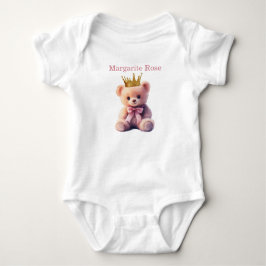 Prinsessa Teddybjörn med eget namn T Shirt