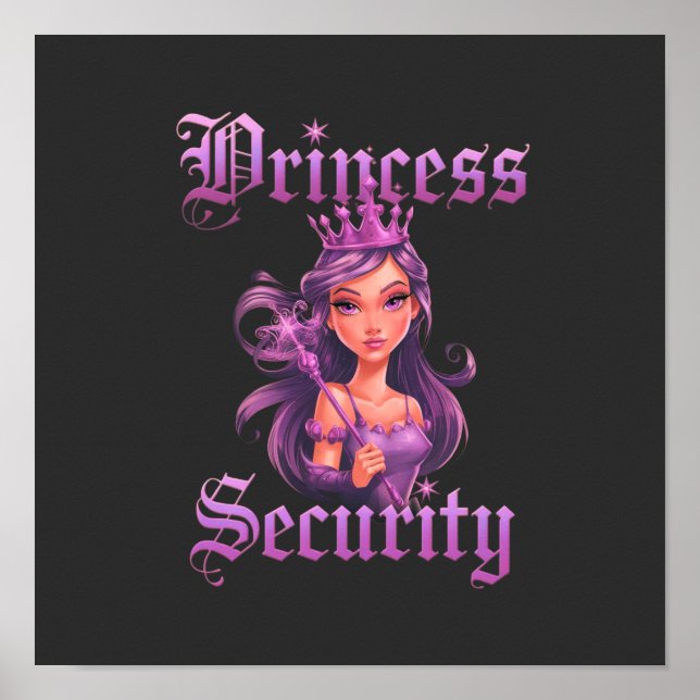 Prinsessäkerhet: Håll din lilla kunglighet säker Poster (Framsidan)