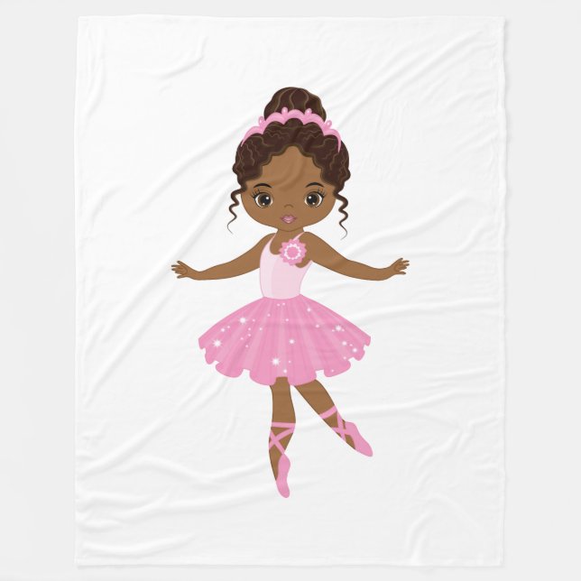 Prinsessan Ballerina Blanket Fleecefilt (Framsidan)