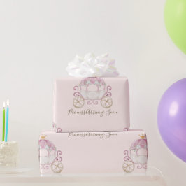  prinsessan Carriage Arriving Soon Baby Shower Presentpapper