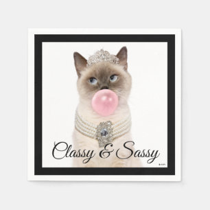 Prinsessan Cat Bubble Gum Pappersservett