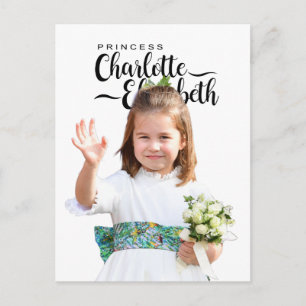 Prinsessan Charlotte Elizabeth 6-årsdag Postkort Vykort